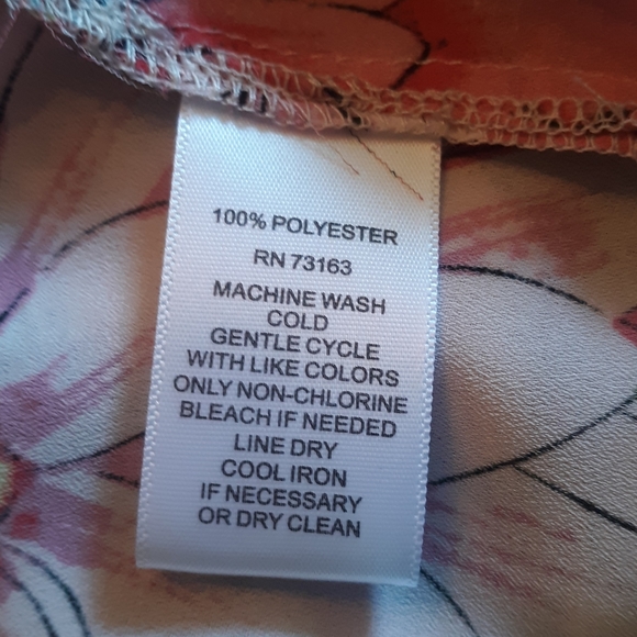 Spense watercolor floral blouse top  medium - Picture 5 of 6